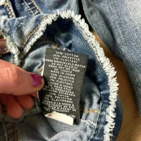 Grace In La® Girls' Denim Jacket Girls Size Small - Picture 7 of 7